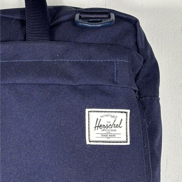 Hershel Supply Co Gibson Navy Blue Crossbody Messenger Laptop Bag - Picture 12 of 16